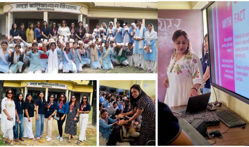 Menstrual Hygiene Awareness and Sanitary Pad  Distribution